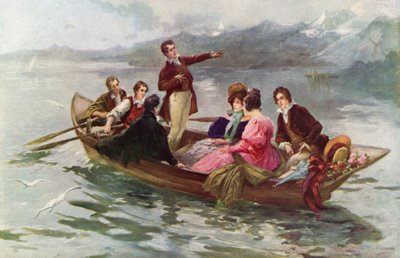 Byron et Shelley sur le lac de Genève - Vicente de Paredes